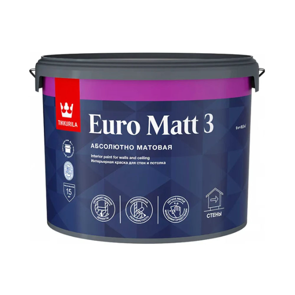 ������ EuroMatt-3 ��������� ������� 9 � TIKKURILA